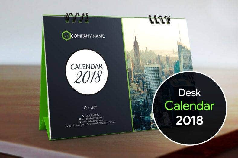 14 Table Calendar Designs Templates PSD AI InDesign