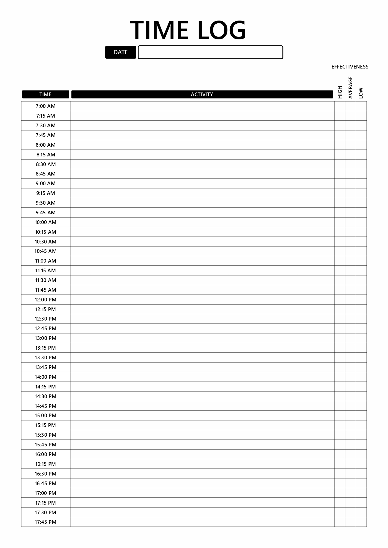 18 Time Management Schedule Worksheets Worksheeto