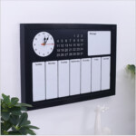 2019 Large Black Wall Massive Calendar To Do List Weekly Study Family