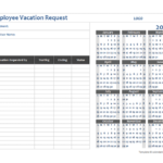 2020 Business Employee Vacation Request Free Printable Templates