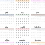 2021 Calendar Printable Free