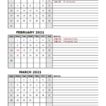 2021 Quarterly Calendar With Holidays Free Printable Templates