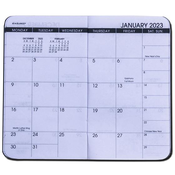2022 2023 At A Glance 70 024 Two Year Monthly Planner 3 1 2 X 6 1 8 