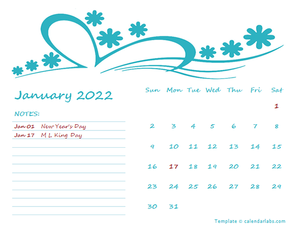 2022 Monthly Calendar Template Kindergarten Free Printable Templates