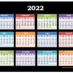 2022 Yearly Calendar For Powerpoint Free Printable Templates