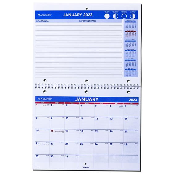 2023 At A Glance PM170 28 Monthly Desk Wall Calendar 11 X 8 1 2