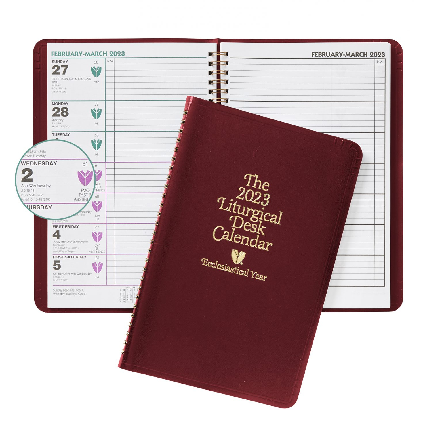 2023 Liturgical Desk Calendar Ecclesiastical Edition Religious Supply
