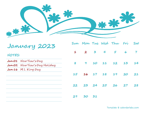 2023 Monthly Calendar Template Kindergarten Free Printable Templates