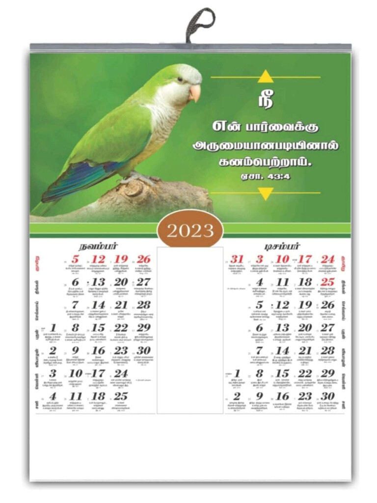 2023 Tamil Bible Verse Wall Calendar Pack Of 5 2023 Tamil 