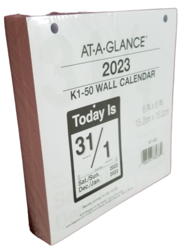 2023 Wall Calendar Refill AT A GLANCE Today Is Daily Home Office 6 X 6 