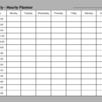 24 Hour Daily Planner Template Weekly Schedule Planner Daily Planner
