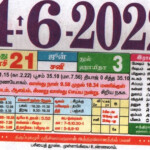 4 6 2022 Tamil Calendar Tamil Calendar 2022 Tamil Daily Calendar 2022