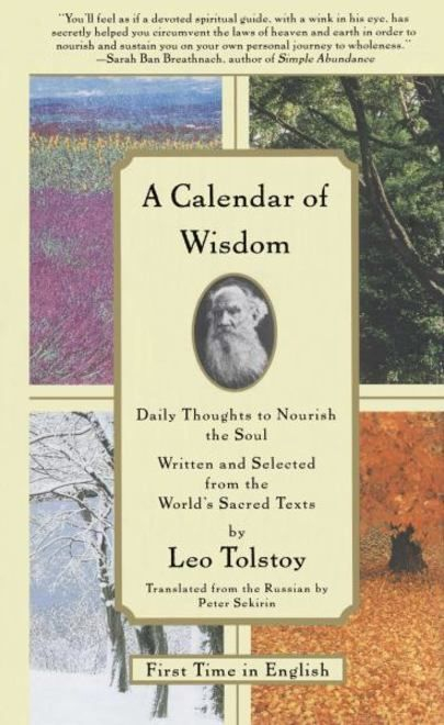A Calendar Of Wisdom By Leo Tolstoy BookBub Wisdom Thoughts Daily 