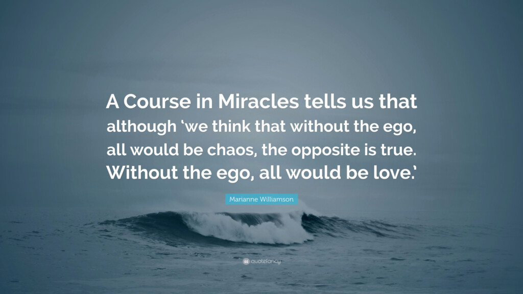 A Course In Miracles Quotes Agreeable Marianne Williamson Quote A 