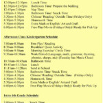 After School Program Schedule Template Lovely 12 After School Schedule