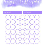 All Printable Weight Loss Chart A4 Slimming World Weight Etsy
