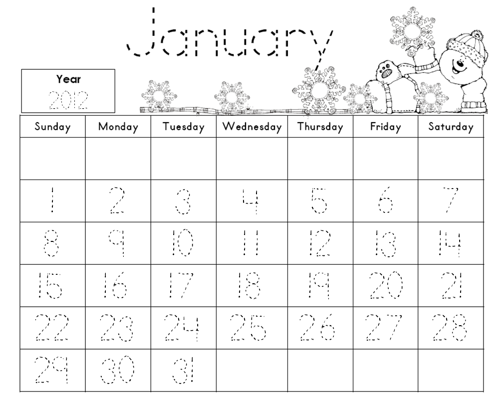 Aloha Kindergarten Calendar Math Journals