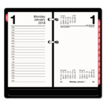 AT A GLANCE Desk Calendar Refill With Tabs 3 1 2 X 6 White 2018