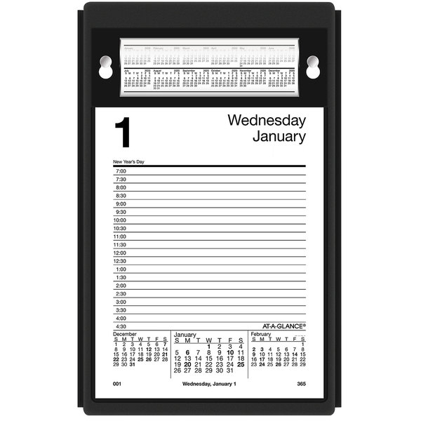 At A Glance E45850 5 X 8 Pad Style Daily 2022 Calendar Refill