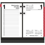 AT A GLANCE V3 Daily Desk Calendar Refill With Monthly Tabs 3 1 2 X 6