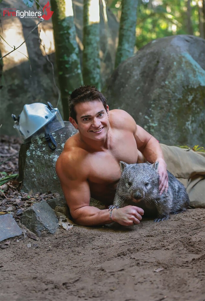 Australian Firefighters Pose With Animals For Charity And It s Hotter 