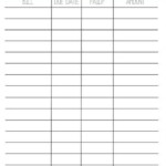 Bill Due Date Calendar Pdf In 2020 Monthly Budget Template Budgeting