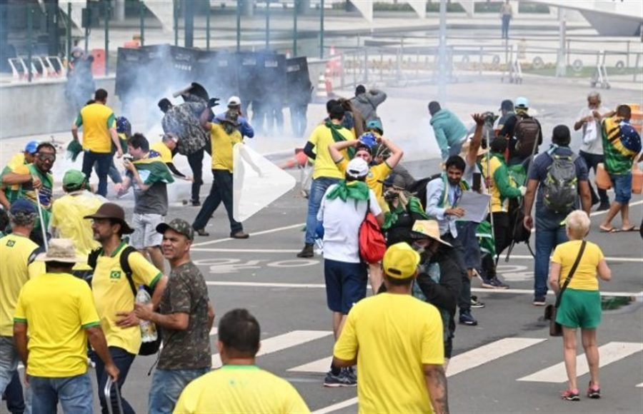 Brasil Civil Unrest Supporters Of Ex President Bolsonaro Broke Into 