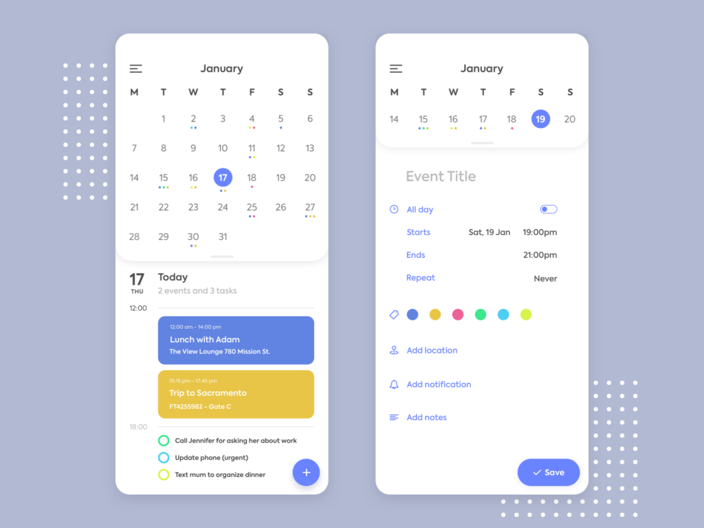 Calendar Design Daily UI 038 By Alberto Colopi On Dribbble