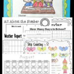 Calendar Notebook Binder Printables Kids Calendar Kindergarten