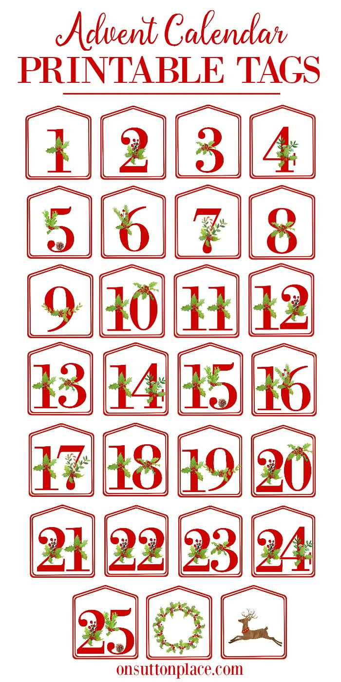 Christmas Alphabet Printables On Sutton Place