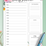 Create Your Daily Hourly Calendar Printable Get Your Calendar Printable