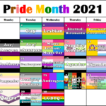 Customized Sierra Feb Calendar Lgbt Pride Month 2022 Calendar Daily
