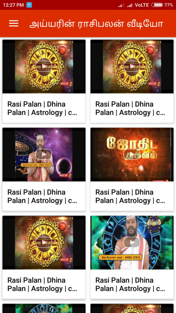 Daily Rasi Palan 2019 Today Rasipalan In Tamil For Android APK Download