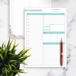 Daily Routine Planner Templates
