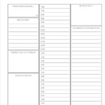 Daily To Do List HOURLY Format 8 5 X 11 Printable Planner Daily