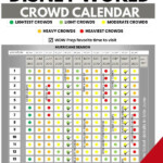 Disney World 2022 Crowd Calendar best Times To Go Disney World
