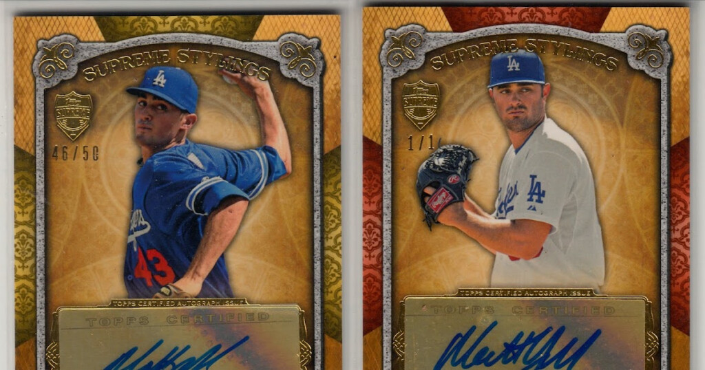Dodgers Blue Heaven Adding A Couple 2013 Supreme Matt Magill Cards