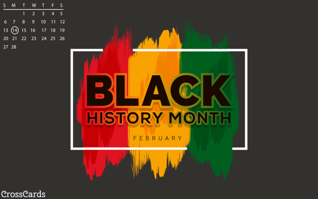 February 2022 Black History Month Desktop Calendar Free February 