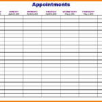 Free Appointment Schedule Template Beautiful Printable Appointment