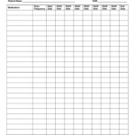 Free Medication Administration Record Template Excel
