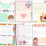 Free October 2022 Calendar Just Love Printables