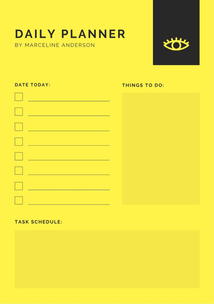 Free Online Daily Planner Maker Design A Custom Daily Planner Canva