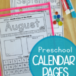 FREE Preschool Calendar Pages Free Homeschool Deals