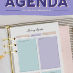 Free Printable Meeting Agenda Template Agenda Template Meeting