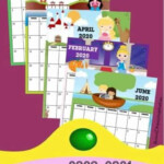 Free Printable Traceable Calendars 2021 2022 For Kids