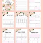 FREE Printable Weekly Planner 2020 So Beautiful In Florals Weekly