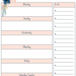 Free Printable Weekly Planner Our Class Nation Weekly Planner