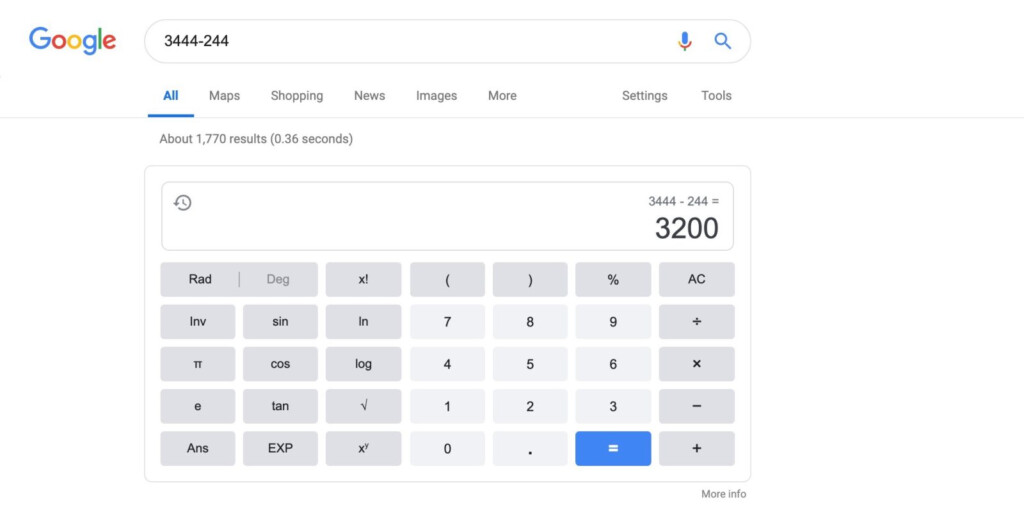 Google Search Calculator Adds Material Theme Tweaks History Chrome Geek