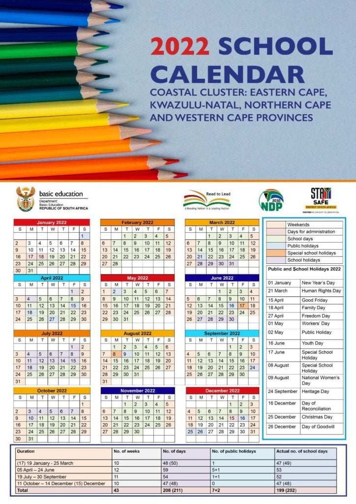 Here Are South Africa s New School Calendars Daily Star
