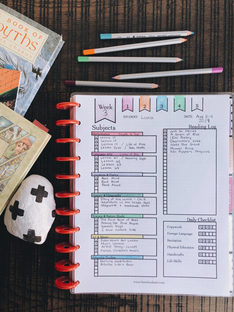 Homeschool Record Keeping With A Happy Planner Schoolnest In 2020 
